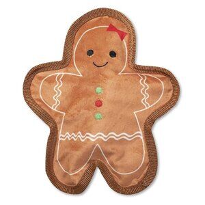 Gingerbread Girl Plush Dog Toy - PetShop by Fringe Studio
